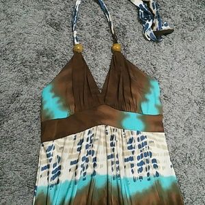 CLEARANCE /Make an offer! Maxi Halter Dress Sz M